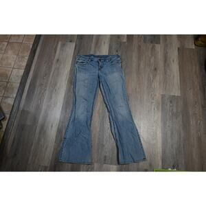 Silver Jeans Aiko Bootcut Jeans 32x33 Light Wash Low Rise Stretch Denim